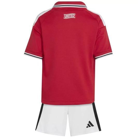Manchester United Dziecięcy Komplet domowy – koszulka + spodenki 2026/27