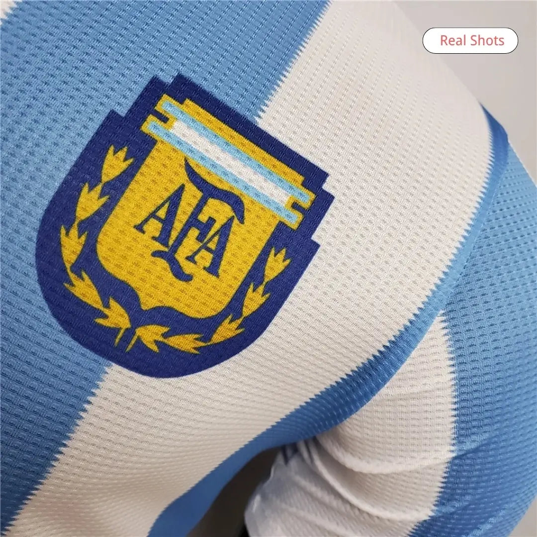 Maradona #10 Argentyna Koszulka retro domowa – wersja meczowa 1986