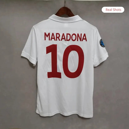 Maradona #10 Napoli Koszulka retro wyjazdowa 1987/88