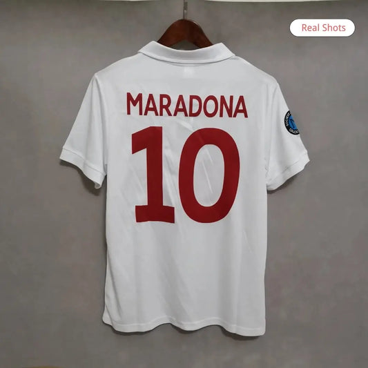 Maradona #10 Napoli Koszulka retro wyjazdowa 1987/88