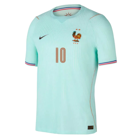 Mbappe #10 Francja Koszulka Wyjazdowa Wersja zawodnicza – Mundial 2026