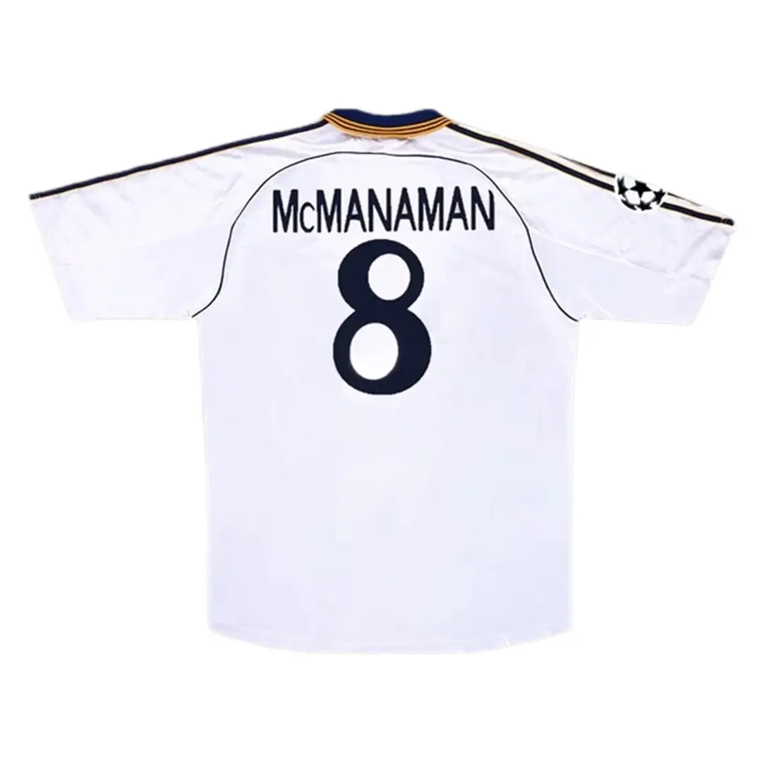 McMANAMAN #8 Real Madrid Koszulka retro domowa 1998/00