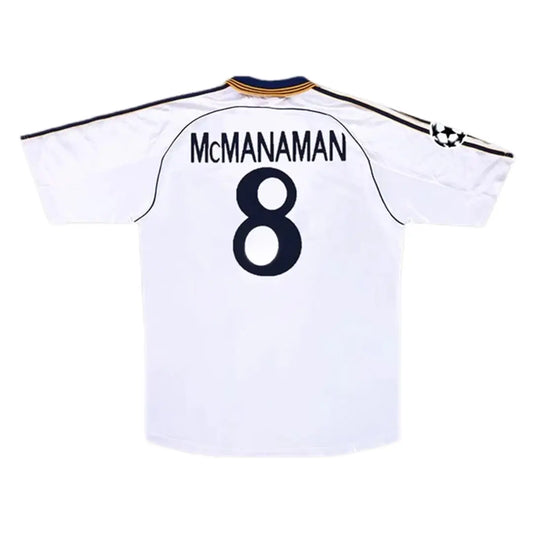 McMANAMAN #8 Real Madrid Koszulka retro domowa 1998/00