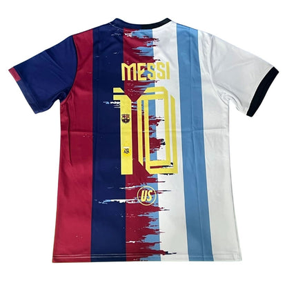Messi #10 Argentyna & Barcelona Tribute Koszulka Edycja specjalna