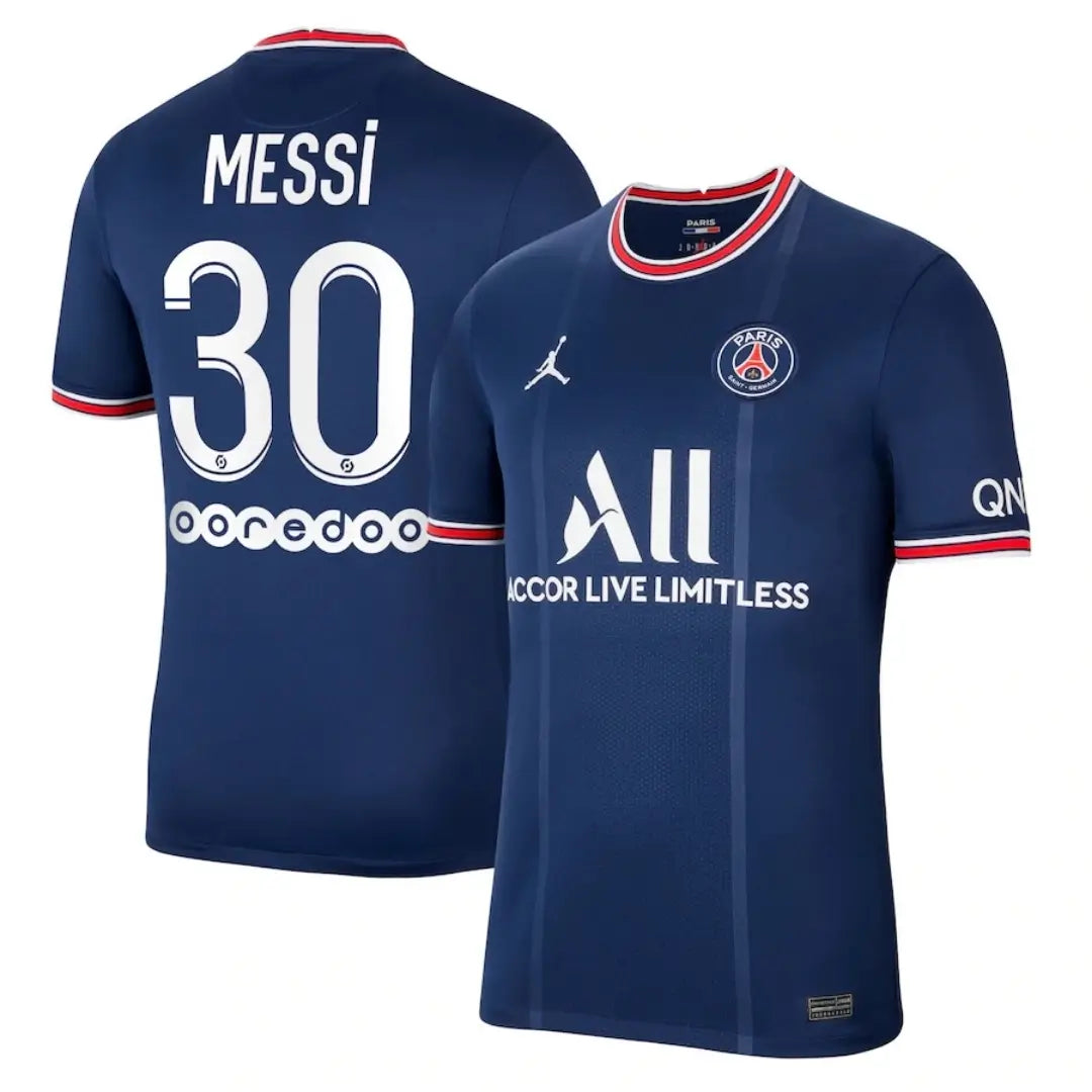 Messi #30 PSG Koszulka retro domowa 2021/22