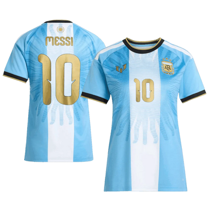 Messi #10 Argentinien x Messi Damen Trikot 2026 Blau