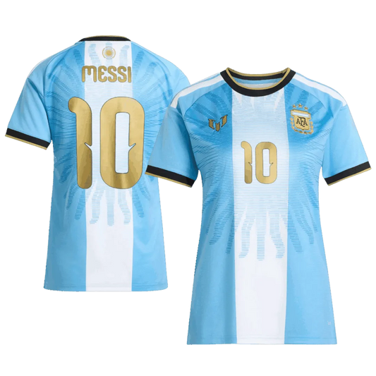 Messi #10 Argentinië x Messi Dames T-shirt 2026 Blauw