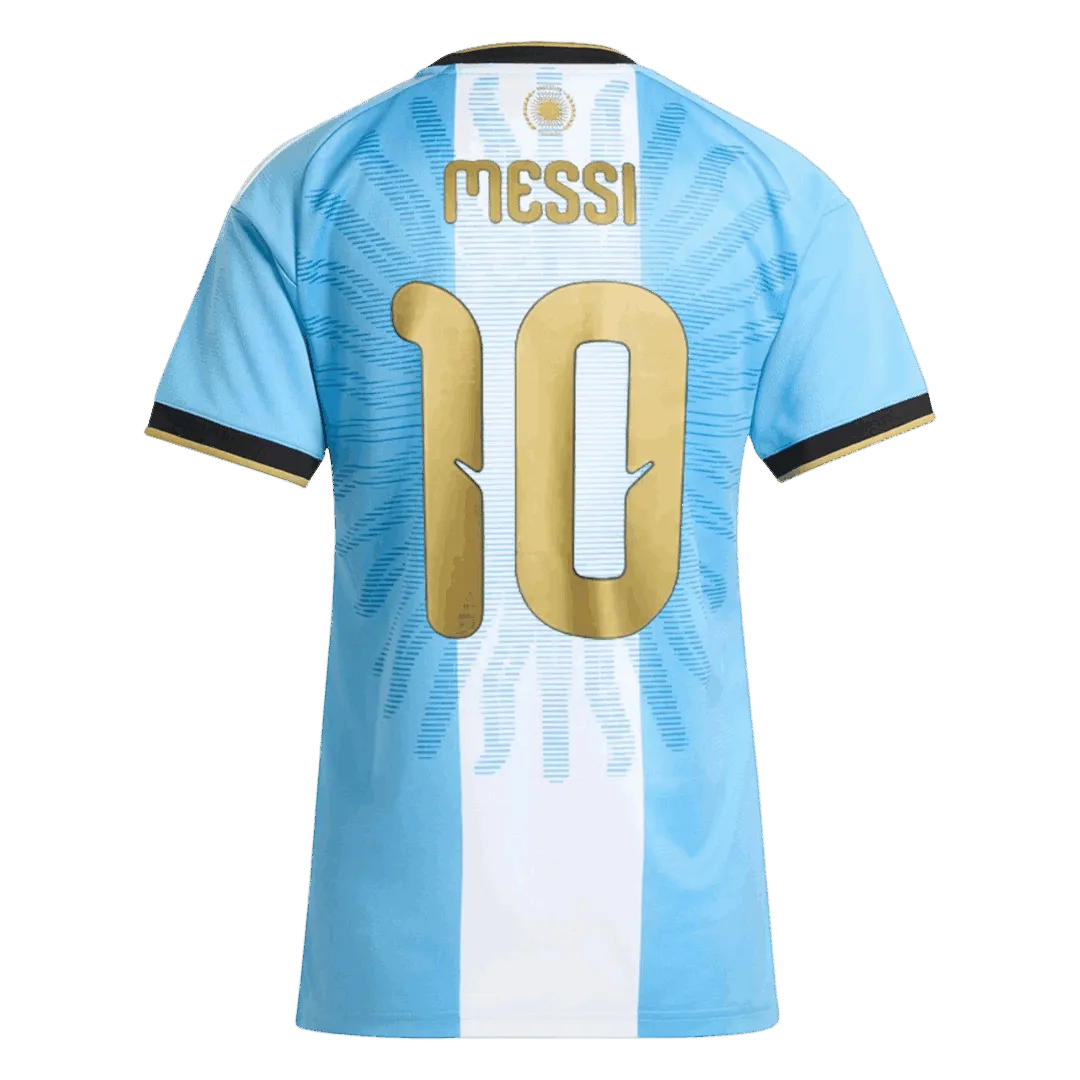 Messi #10 Argentinien x Messi Damen Trikot 2026 Blau