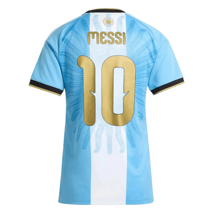 Messi #10 Argentinien x Messi Damen Trikot 2026 Blau