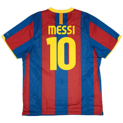 Messi #10 Barcelona Koszulka retro domowa 2010/11