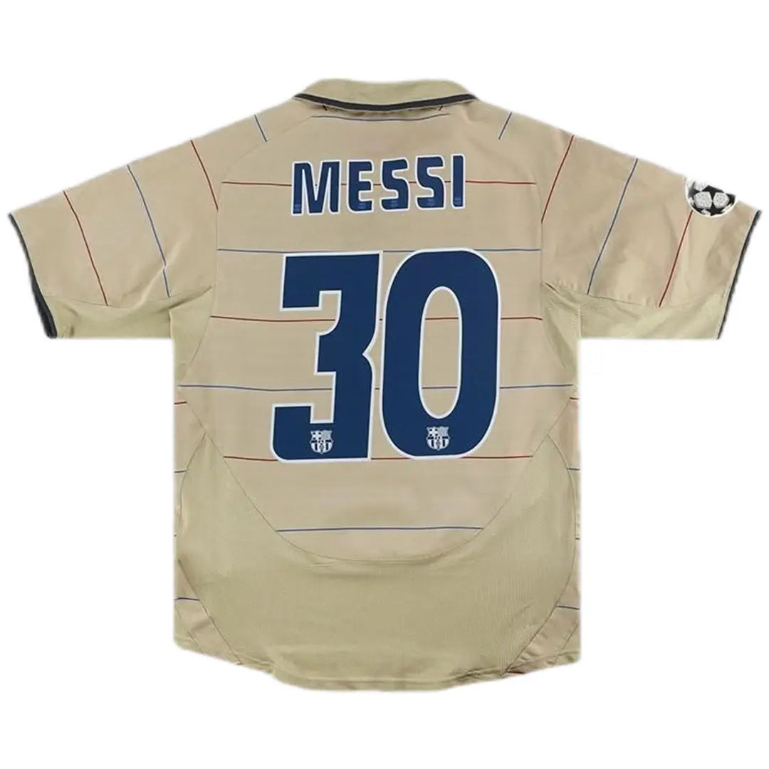 Messi #30 Barcelona Koszulka retro wyjazdowa 2003/04