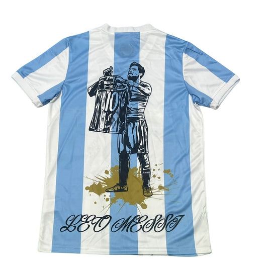 Messi #10 Argentyna Tribute Koszulka Edycja specjalna błękitny