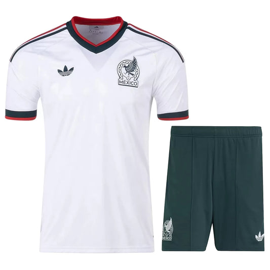 Meksyk Zestaw – Koszulka + Spodenki Wyjazdowa – Mundial 2026
