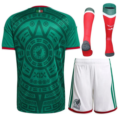 Meksyk Zestaw – Koszulka + Spodenki Domowa – Mundial 2026