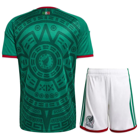 Meksyk Zestaw – Koszulka + Spodenki Domowa Bez logo – Mundial 2026