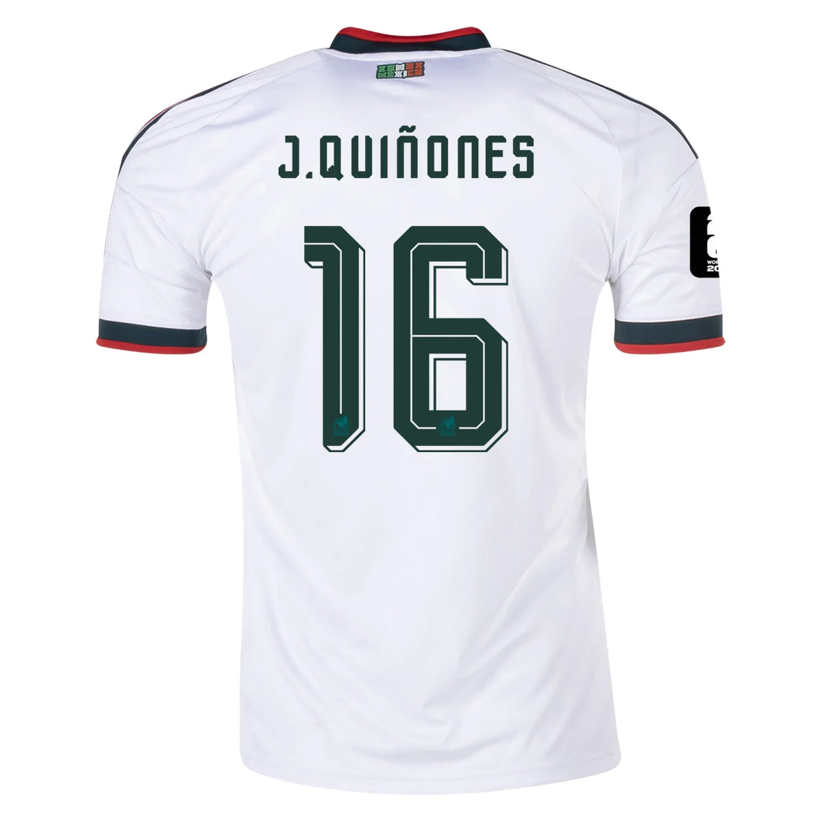 J.Quiñones #16 Meksyk Koszulka Wyjazdowa – Mundial 2026