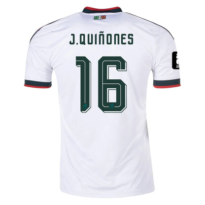 J.Quiñones #16 Meksyk Koszulka Wyjazdowa – Mundial 2026