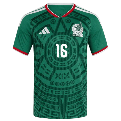 J.Quiñones #16 Meksyk Koszulka Domowa – Mundial 2026