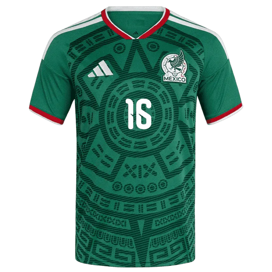J.Quiñones #16 Meksyk Koszulka Domowa – Mundial 2026