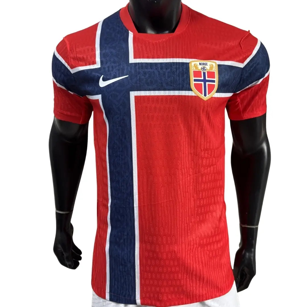 Norwegia Koszulka Domowa Wersja zawodnicza – Mundial 2026