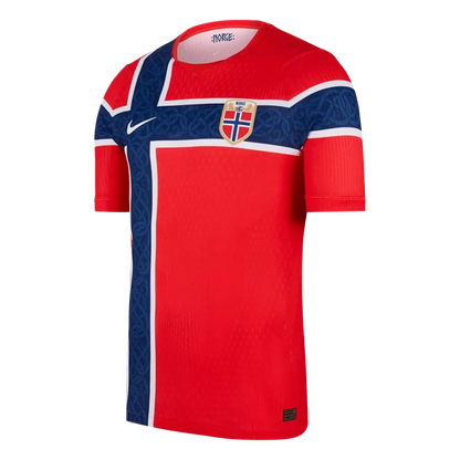 Norwegia Koszulka Domowa Wersja zawodnicza – Mundial 2026