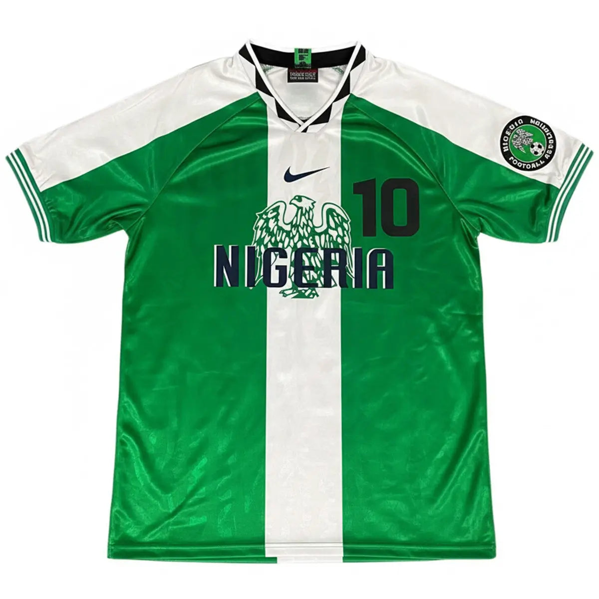 Okocha #10 Nigeria Koszulka retro domowa 1996