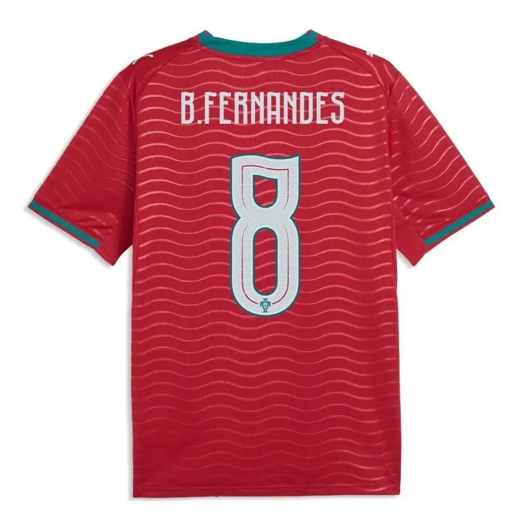 B.Fernandes #8 Portugalia Koszulka Domowa – Mundial 2026