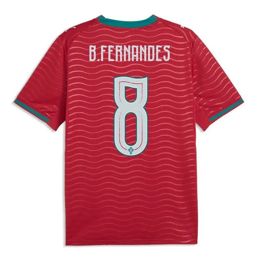B.Fernandes #8 Portugalia Koszulka Domowa – Mundial 2026