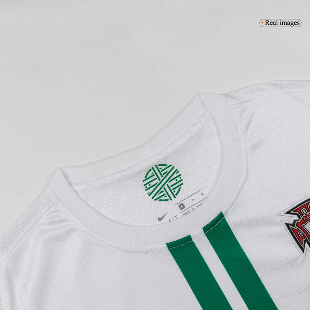 Portugalia Koszulka retro wyjazdowa z długim rękawem 2012