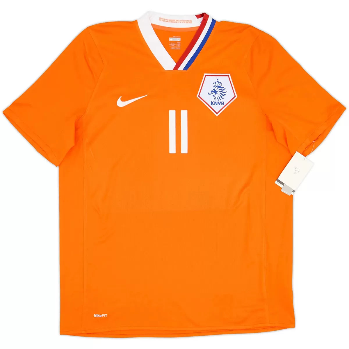 ROBBEN #11 Holandia Koszulka retro domowa Euro 2008