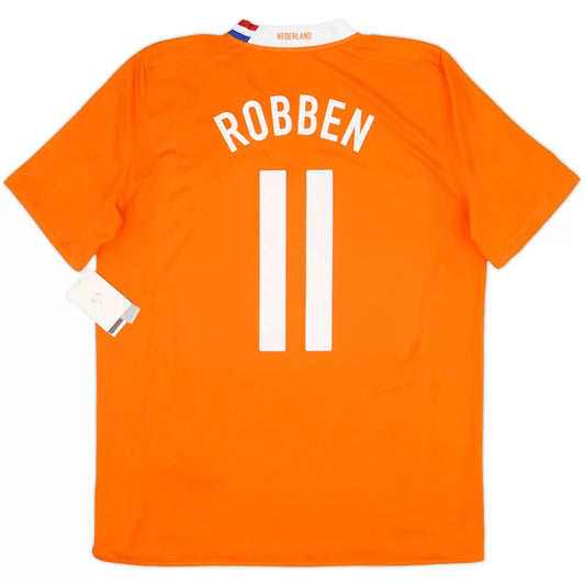 ROBBEN #11 Holandia Koszulka retro domowa Euro 2008