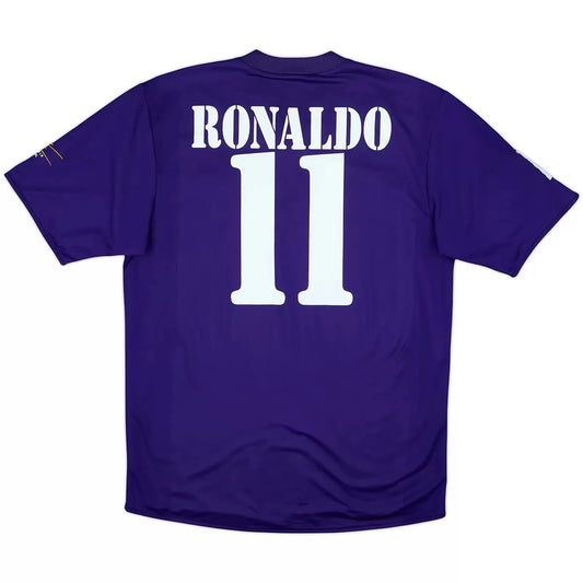 RONALDO #11 Real Madryt Koszulka retro trzecia Centenary 2002/03