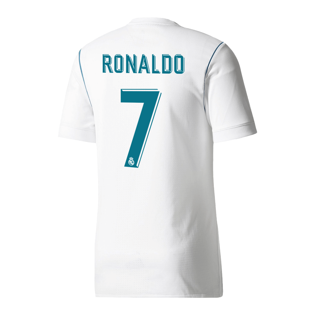 RONALDO #7 Real Madrid Koszulka retro domowa 2017/18