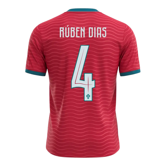 RÚBEN DIAS #4 Portugalia Koszulka Domowa – Mundial 2026
