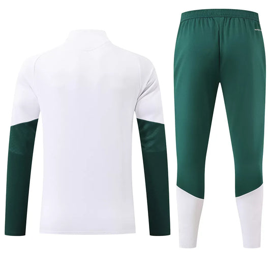 Real Madrid trainingsshirt met 1/4 rits wit 2026/27