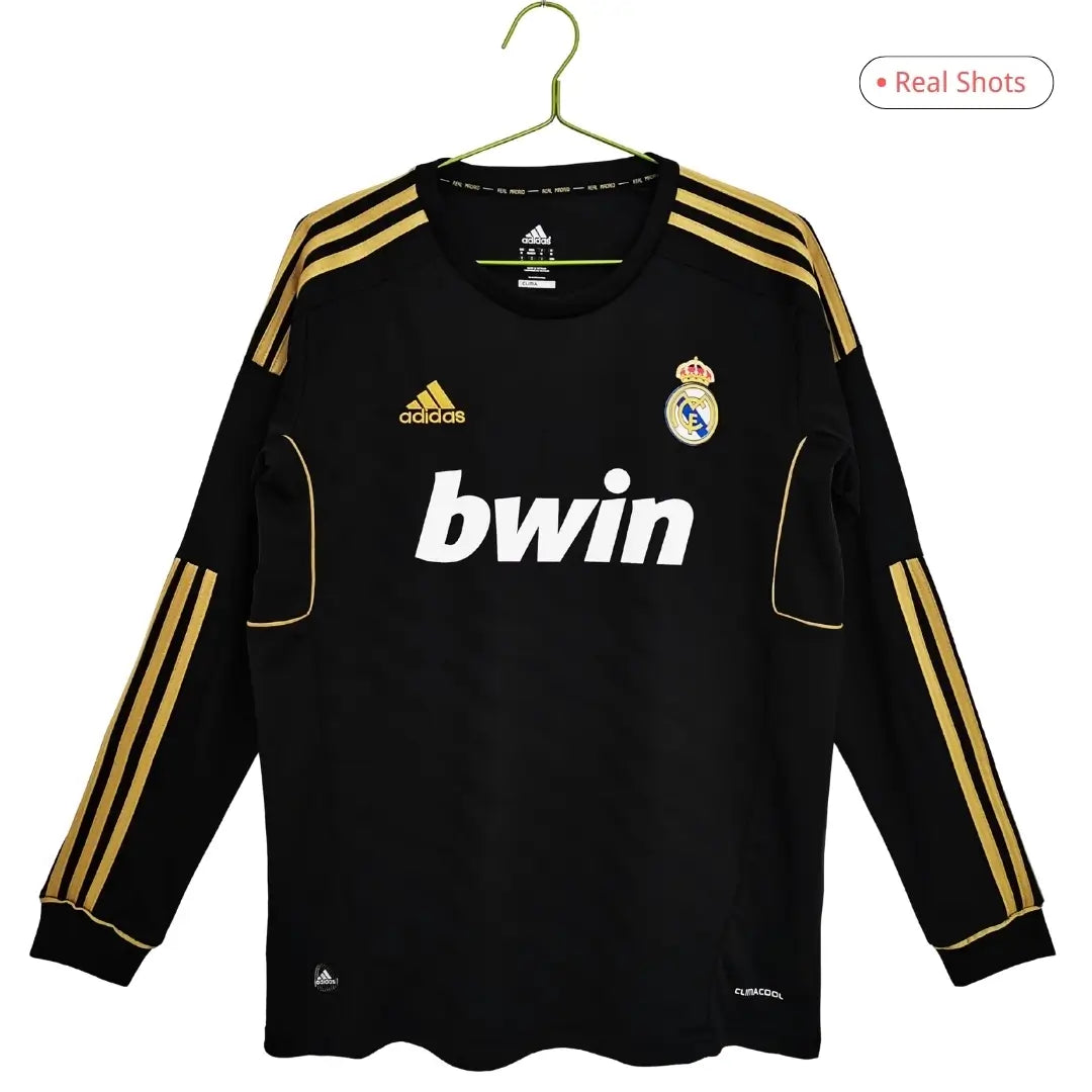 Real Madrid Koszulka retro wyjazdowa z długim rękawem 2011/12