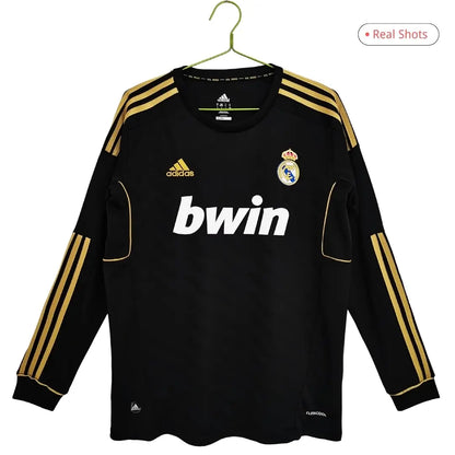 Real Madrid Koszulka retro wyjazdowa z długim rękawem 2011/12