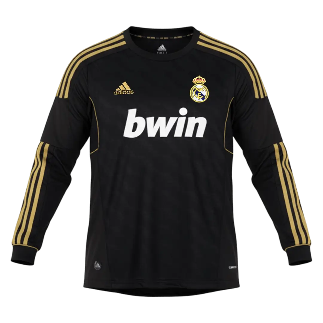Real Madrid Koszulka retro wyjazdowa z długim rękawem 2011/12