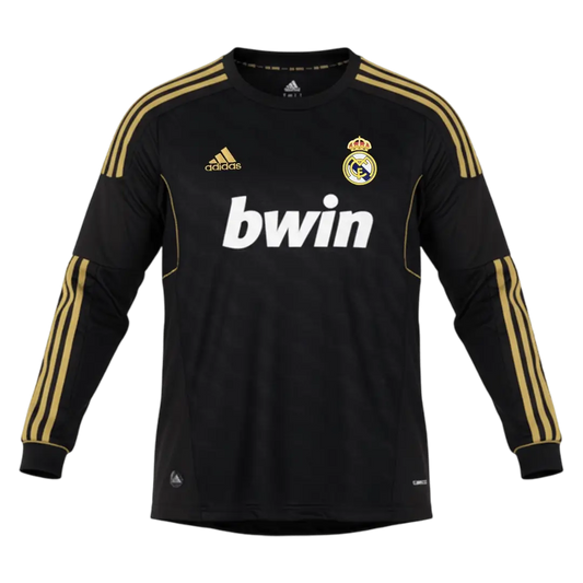 Real Madrid Koszulka retro wyjazdowa z długim rękawem 2011/12