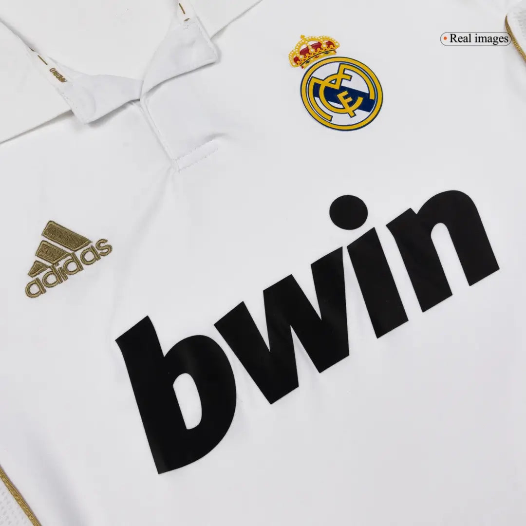 Real Madrid Koszulka retro domowa z długim rękawem 2011/12