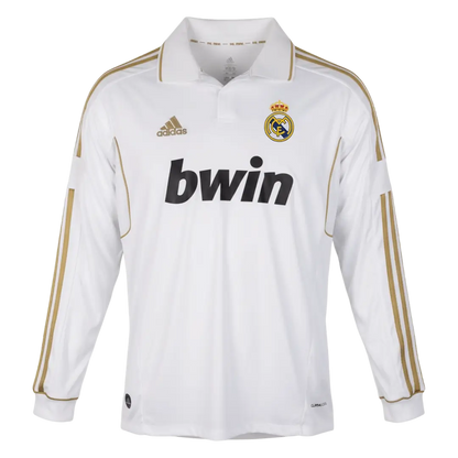Real Madrid Koszulka retro domowa z długim rękawem 2011/12