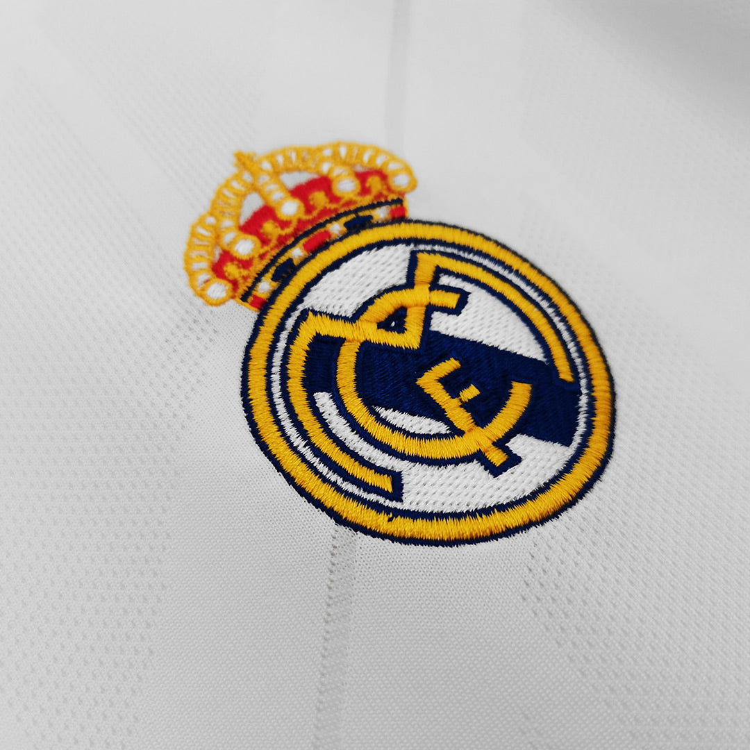 Real Madrid Koszulka retro domowa z długim rękawem 2017/18