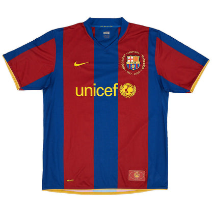 Zambrotta #11 Barcelona Koszulka retro domowa 2007/08