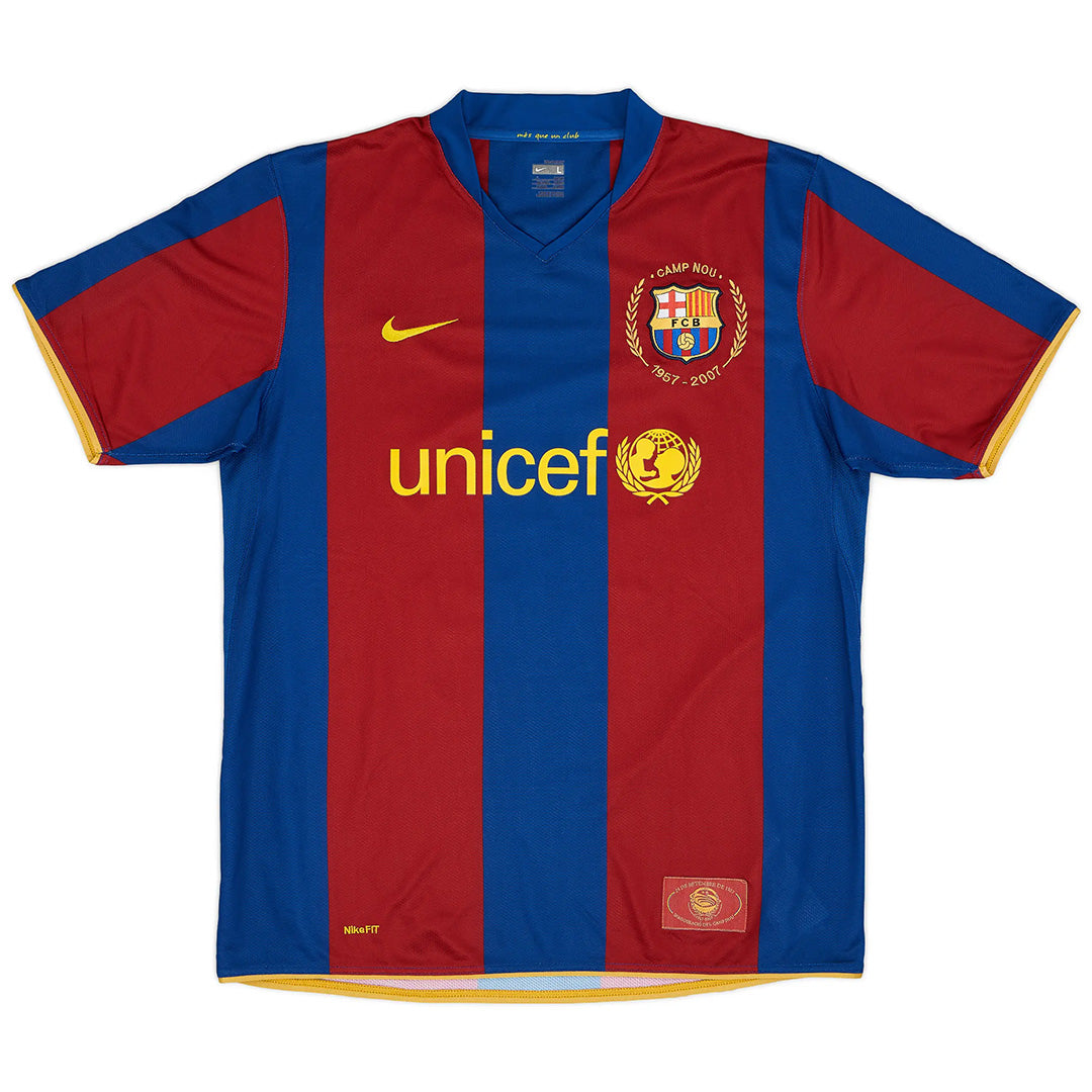 Barcelona Koszulka retro domowa 2007/08