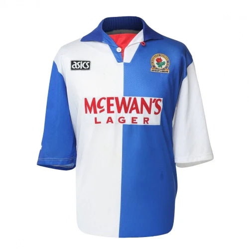 Shearer #9 Blackburn Rovers Koszulka retro domowa 1994/95