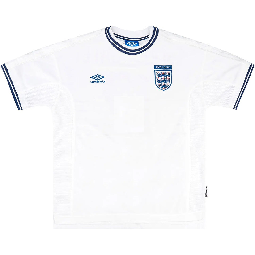 Anglia Koszulka retro domowa Euro 2000