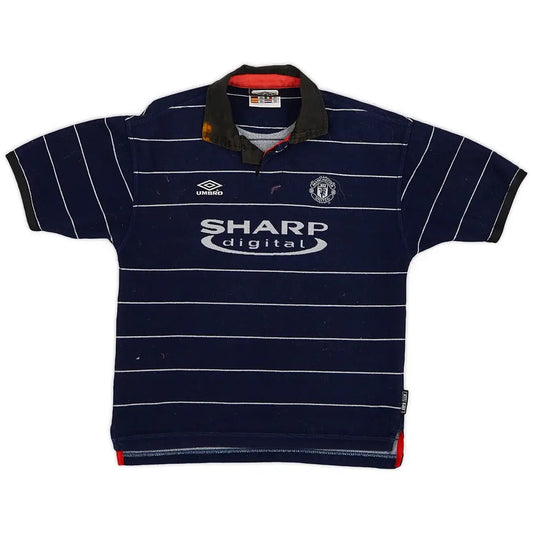 Beckham #7 Manchester United Koszulka retro wyjazdowa 1999/00