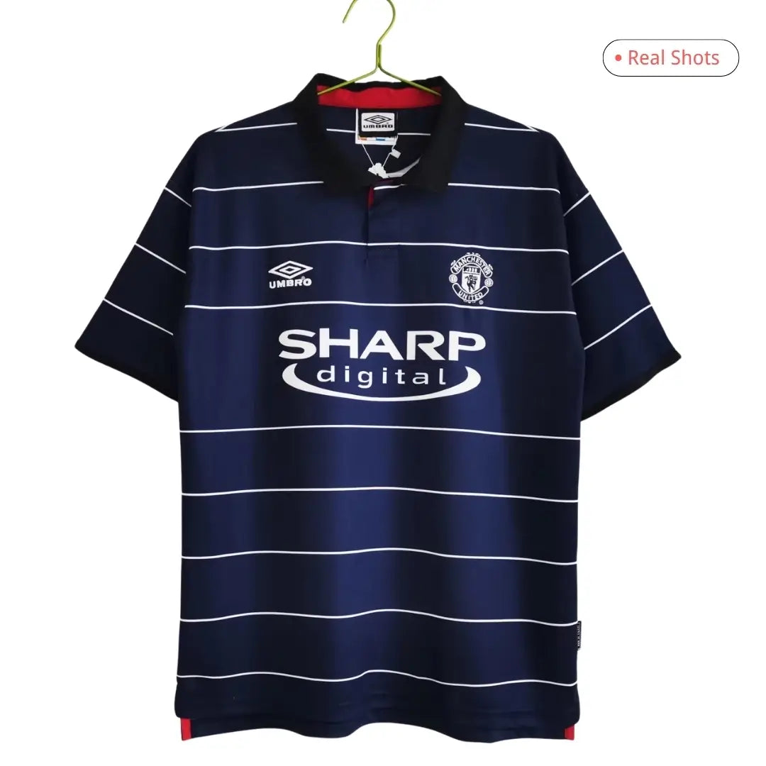 Beckham #7 Manchester United Koszulka retro wyjazdowa 1999/00