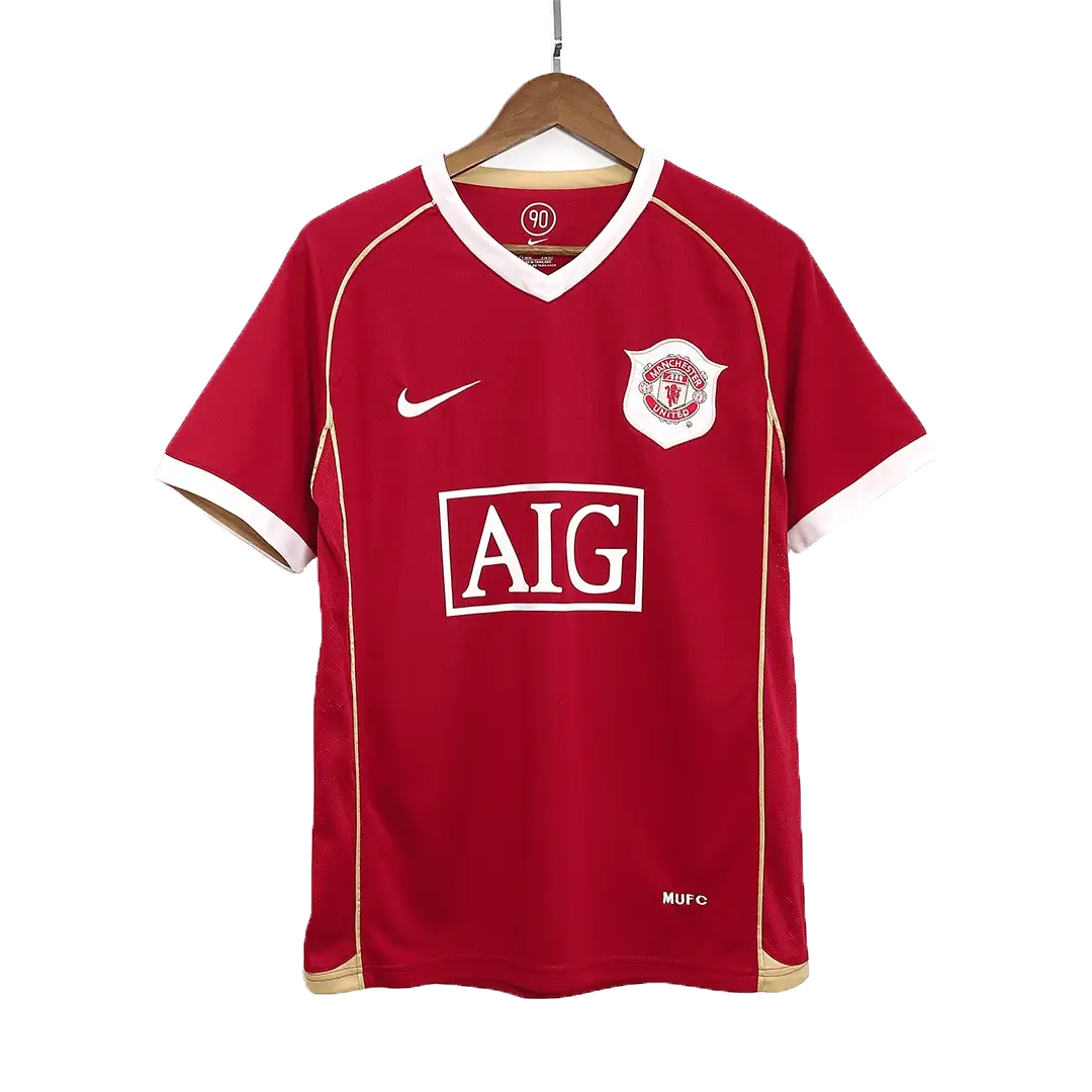 Solskjaer #20 Manchester United Koszulka retro domowa 2006/07