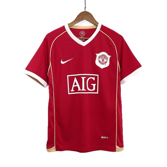 Manchester United Koszulka retro domowa 2006/07
